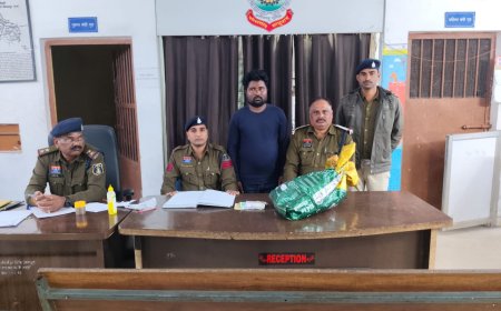 कबाड़ बीनने के बहाने गांजा बेच रहा था युवक...सिरगिट्टी पुलिस ने किया गिरफ्तार