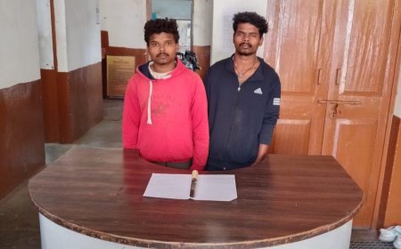 गुरुघासीदास विश्वविद्यालय के हॉस्टल मेस में छात्र को चाकू लेकर दौड़ाने, मारपीट करने वाले 02 आरोपी को कोनी पुलिस ने किया गिरफ्तार