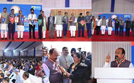 दुधली में आयोजित प्रथम राष्ट्रीय रोवर रेंजर जंबूरी बना ऐतिहासिक और अविस्मरणीय...विदाई समारोह में शामिल हुए उप मुख्यमंत्री अरुण साव, भव्य एवं वृहद आयोजन की सराहना की