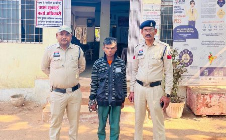 बहला-फुसलाकर भगाने और पाक्सो एक्ट मामले में सीपत पुलिस को बड़ी सफलता...आरोपी भेजा जेल