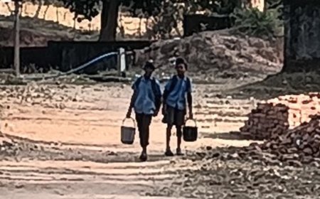 शिक्षा के मंदिर में श्रम का शोषण,शिक्षकों की लापरवाही उजागर