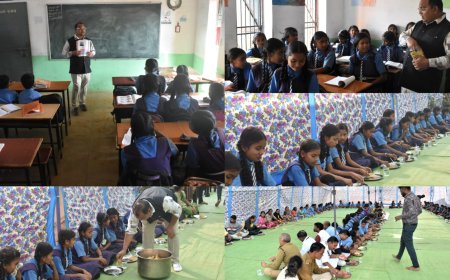 जनसंपर्क अधिकारी चंद्रेश ठाकुर ने अपने जन्मदिवस के उपलक्ष्य में शासकीय पूर्व माध्यमिक शाला सिवनी के विद्यार्थियों को दी न्योता भोज...अनुशासन, त्याग एवं कड़ी मेहनत कर जीवन में उपलब्धि हासिल करने की दी सीख