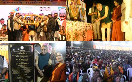 तीन दिनी बेलतरा महोत्सव का रंगारंग समापन, कलाकारों ने बांधा समा...समापन समारोह में विधायक धरमजीत सिंह ने की शिरकत...नगपुरा में सामुदायिक भवन का किया भूमिपूजन