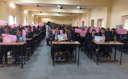 साडा कन्या स्कूल और बालको स्कूल की छात्राओं ने ली बाल विवाह मुक्त अभियान की शपथ