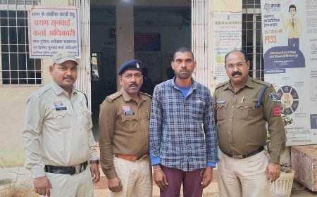 तलवार लहराकर दहशत फैलाने वाला बदमाश गिरफ्तार...सीपत पुलिस की त्वरित कार्रवाई