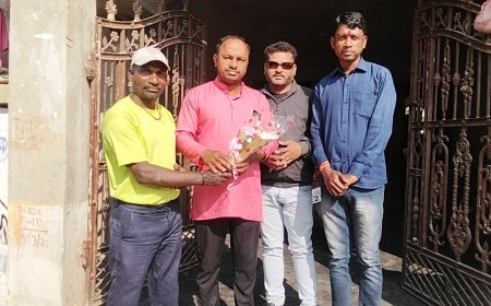 शेखर पटेल बने कांग्रेस मंडल अध्यक्ष उतरदा, कार्यकर्ताओं ने बुके भेंटकर किया भव्य स्वागत