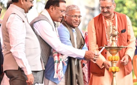 रायपुर : गणतंत्र के अमृतकाल में साहित्य उत्सव का आयोजन हमारी समृद्ध सांस्कृतिक चेतना का प्रतीक: मुख्यमंत्री विष्णु देव साय