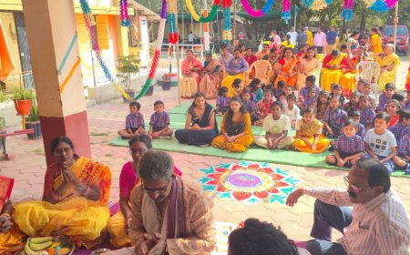 आंध्रा समाज स्कूल, बुधवारी बाजार, बिलासपुर में मां सरस्वती पूजा का भव्य आयोजन