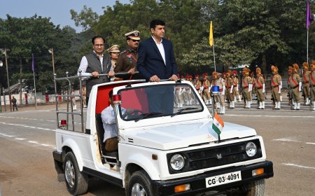 हर्षोल्लास के साथ मनाया जाएगा गणतंत्र दिवस...पुलिस परेड ग्राउन्ड में हुआ आज फुल ड्रेस रिहर्सल...मुख्यमंत्री विष्णुदेव साय करेंगे ध्वजारोहण