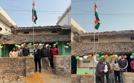 वर्ल्ड वन न्यूज कार्यालय बिलासपुर में आन-बान-शान से किया ध्वजारोहण