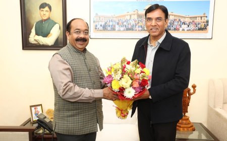 उप मुख्यमंत्री अरुण साव नई दिल्ली में युवा मामले एवं खेल मंत्री डॉ. मनसुख मांडविया से मिले