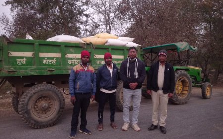 350 कट्टा अवैध धान जब्त...बलौदाबाजार जिला प्रशासन की बड़ी कार्रवाई