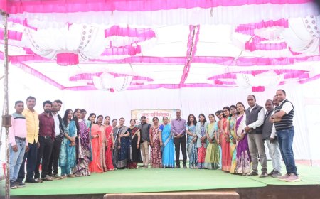 आज के बच्चे ही देश का भविष्य है- वार्षिक उत्सव में बोलीं सरपंच मनीषा योगेश वंशकार