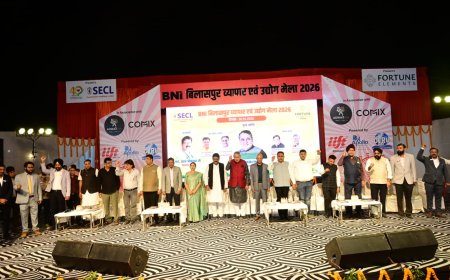 25 वर्षों की परंपरा को आगे बढ़ाता बीएनआई बिलासपुर व्यापार एवं उद्योग मेला...आत्मनिर्भरता और रोजगार का बना सशक्त मंच...स्थानीय व्यापार को नई उड़ान दे रहा बीएनआई मेला, सुई से लेकर जेसीबी तक एक ही छत के नीचे
