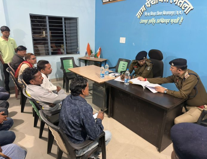 पुलिस की समझाइश रंग लाई, ग्राम रामतला में दो समुदायों के बीच तनाव खत्म