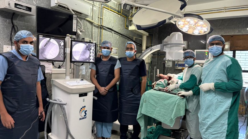 सिम्स में C-ARM मशीन से पहला ऑपरेशन, आम मरीजों को निजी अस्पताल या रायपुर नहीं भटकना पड़ेगा,अब जटिल ऑपरेशन यहीं संभव, ऑर्थोपेडिक एवं एनेस्थीसिया विभाग की संयुक्त दक्षता से मरीज को मिला नया जीवन