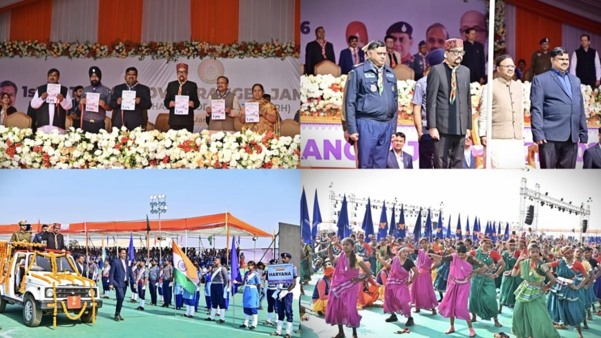 बालोद जिले के ग्राम दुधली में आज किया गया प्रथम राष्ट्रीय रोवर-रेंजर जंबूरी का भव्य एवं रंगारंग शुभारंभ,जंबूरी केवल एक शिविर ही नहीं बल्कि एकता, विविधता और साझा उद्देश्यों का उत्सव है - राज्यपाल रमेन डेका