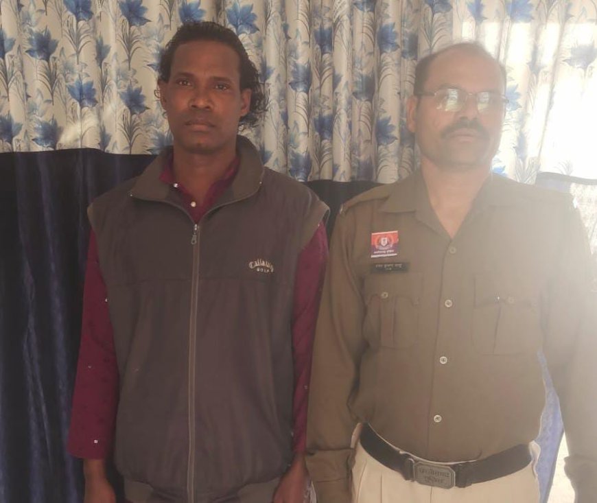 मल्हार बस्ती में धर्मातरण करने वाला एक आरोपी गिरफ्तार