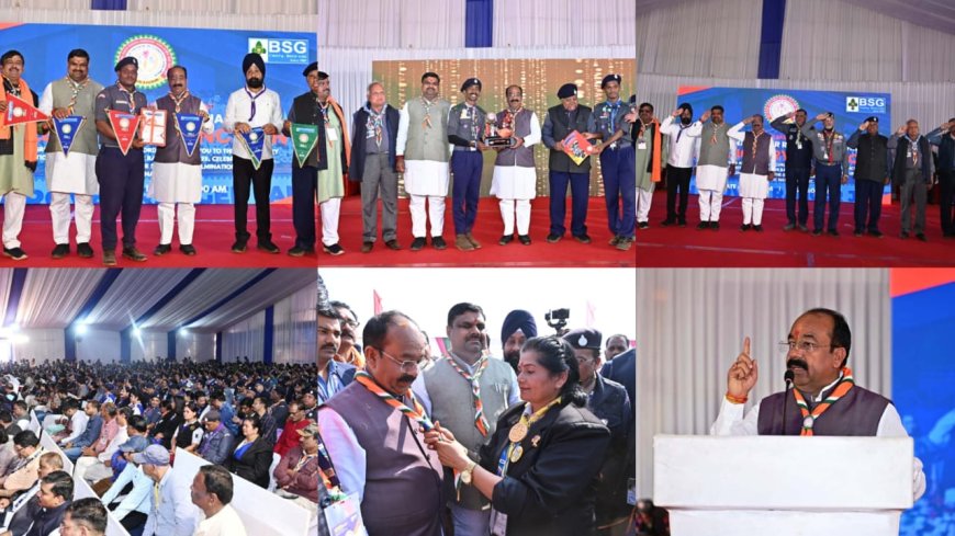 दुधली में आयोजित प्रथम राष्ट्रीय रोवर रेंजर जंबूरी बना ऐतिहासिक और अविस्मरणीय...विदाई समारोह में शामिल हुए उप मुख्यमंत्री अरुण साव, भव्य एवं वृहद आयोजन की सराहना की