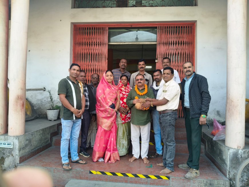 *ब्लॉक कांग्रेस कमेटी अध्यक्ष कौशल श्रीवास का हरदीबाजार में भव्य स्वागत...पूर्व विधायक सहित कांग्रेस नेताओं और कार्यकर्ताओं ने दी बधाई