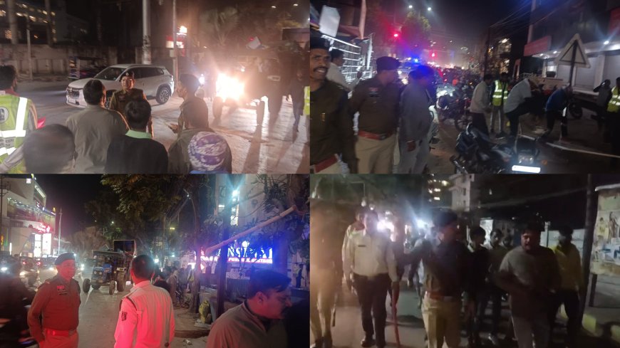 ट्रैफिक वायलेशन फ्री जोन" बनाने यातायात पुलिस है नियमित रूप से लक्षित सेक्टर में मुस्तैद...लक्षित सेक्टर में की जा रही है लोगों को जागरूक करने लगातार अनाउंसमेंट एवं सघन कार्यवाही