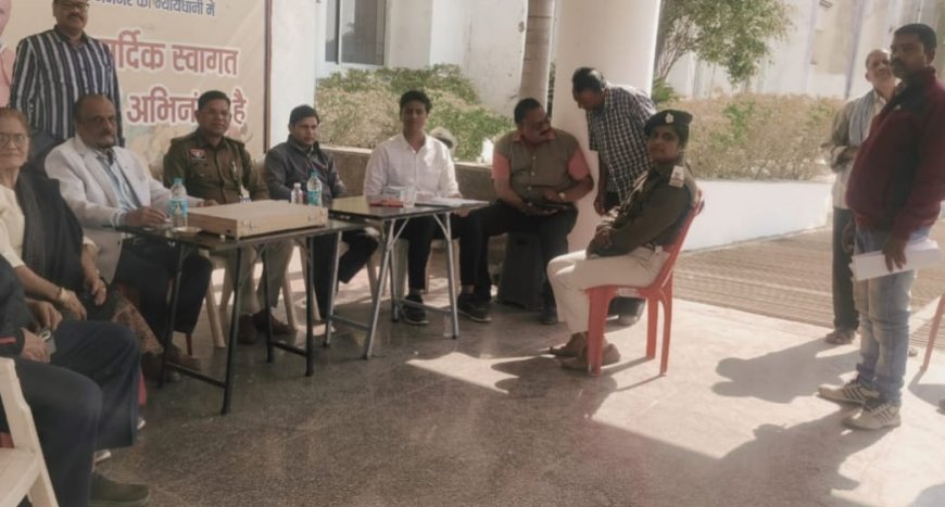 बिलासपुर : बहतराई स्टेडियम में बस चालकों-स्टाफ का हेल्थ चेकअप, 220 से अधिक बसों की फिटनेस जांच जारी