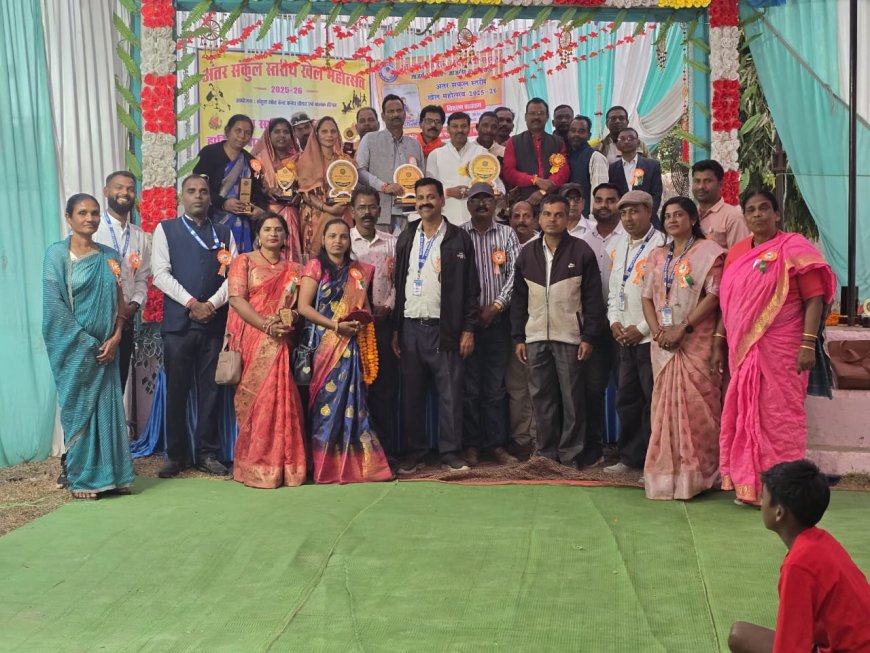 खेल से होता है सर्वांगीण विकास — मस्तूरी में अंतर संकुल स्तरीय खेल महोत्सव का भव्य समापन