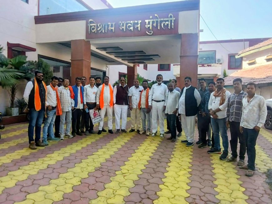 हिंदू राष्ट्र की मांग को लेकर शिवसेना का तीसरा मोर्चा, मुंगेली में रणनीतिक बैठक आयोजित