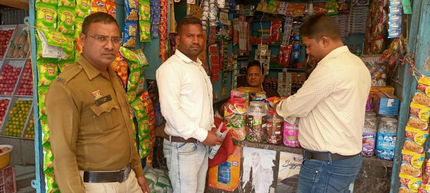 तम्बाकू मुक्त युवा अभियान 3.0  के तहत  युवाओं को जागरूक तथा कोटपा एक्ट 2003 की धारा के अंतर्गत रूपये 1600 जुर्माना किया गया