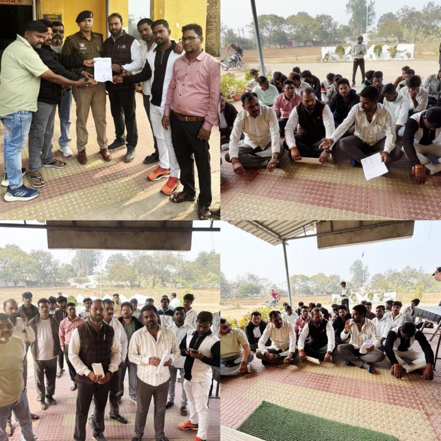 बांकी मोंगरा क्षेत्र में बढ़ते अपराध को लेकर बांकीमोगरा थाना में कांग्रेसियो ने किया प्रदर्शन...उचित कार्यवाही की माँग अन्यथा उग्र आंदोलन कि चेतावनी