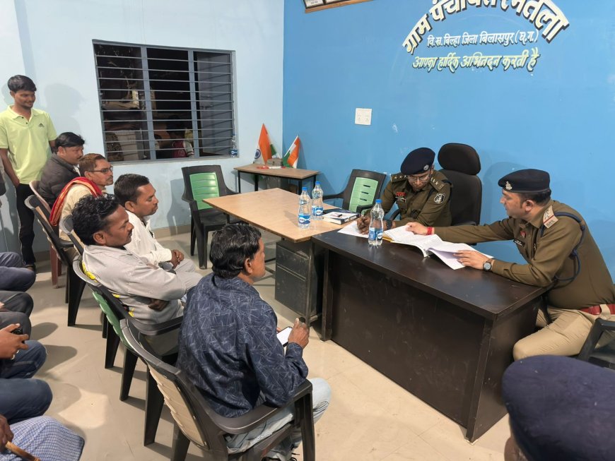 पुलिस की समझाइश रंग लाई, ग्राम रामतला में दो समुदायों के बीच तनाव खत्म