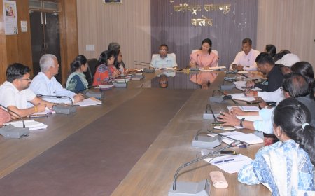 कलेक्टर ने राजस्व अधिकारियों की बैठक लेकर एसआईआर एवं राजस्व प्रकरणों के निराकरण के प्रगति की समीक्षा की निर्धारित समयावधि में राजस्व प्रकरणों का निराकरण सुनिश्चित करने के दिए निर्देश