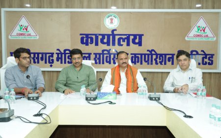 स्वास्थ्य मंत्री श्याम बिहारी जायसवाल ने सीजीएमएससी की समीक्षा बैठक में दिए महत्वपूर्ण निर्देश...दवाइयों की समय पर आपूर्ति  की जाए सुनिश्चित, लापरवाही पर होगी आवश्यक कार्रवाई