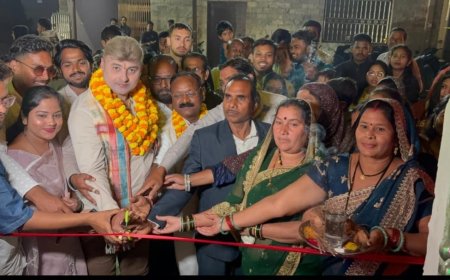 त्रिलोक चंद्र श्रीवास ने किया ‘छत्तीसगढ़ व्यंजनम’ रेस्टोरेंट का उद्घाटन