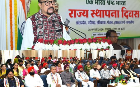 रायपुर : पहचान भले ही अलग हो लेकिन सभी राज्यों की आत्मा एक भारत में हैं: राज्यपाल श्री डेका राज्यपाल श्री डेका लोकभवन में मनाया गया 6 राज्यों एवं केंद्रशासित प्रदेशों का स्थापना दिवस