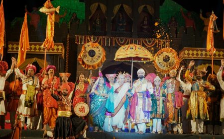 छत्तीसगढ़ राज्य युवा आयोग द्वारा आयोजित महानाट्य ‘जाणता राजा’ के दूसरे दिन राष्ट्रभावना और सामाजिक एकता का संदेश...स्वराज जय हो के उद्घोष से गूंजा शहर