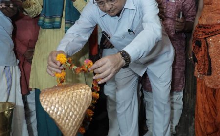 शिव आरती, दीपोत्सव और भव्य आतिशबाजी के साथ पाली महोत्सव 2026 का हुआ शुभारंभ...उद्योग मंत्री  लखनलाल देवांगन के मुख्य आतिथ्य में हुआ शुभारंभ