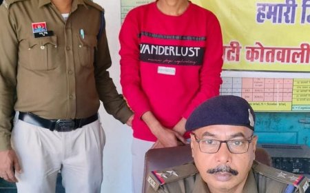 धारदार चाकू लहराकर शराब पीने के लिए पैसे मांगने वाला आरोपी को गिरफ्तार, हथियार जप्त