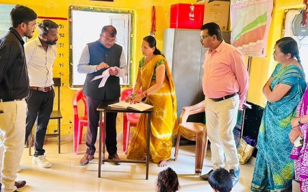 सुकमा कलेक्टर ने दोरनापाल में योजनाओं की स्थिति देखी