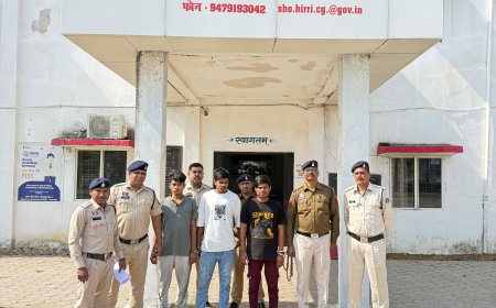 हाईवे पर ट्रक चालक से लूट करने वाला गिरोह गिरफ्तार, तीन आरोपी जेल भेजे गए