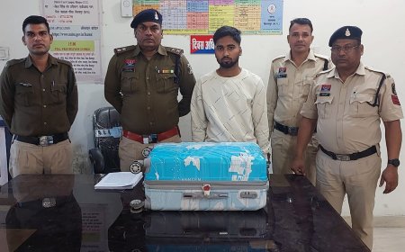 तारबाहर पुलिस ने 10.594 किलो गांजा के साथ आरोपी को दबोचा, ओडिशा से बिक्री के लिए आया था