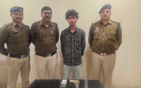बालको पुलिस की त्वरित कार्यवाही...फायरिंग की घटना के कुछ घंटो के भीतर आरोपी पिस्टल सहित गिरफ्तार...आरोपी से घटना में प्रयुक्त एक पिस्टल, एक जिन्दा कारतूस एवं मोटरसायकिल जब्त