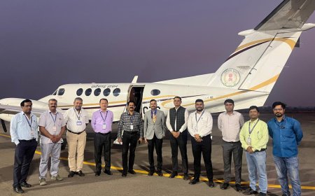 बिलासा देवी केवट एयरपोर्ट पर पहली बार नाइट लैंडिंग ट्रायल सफल हवाई सेवाओं के विस्तार की दिशा में ऐतिहासिक कदम