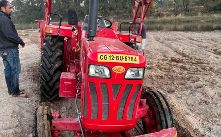 कटघोरा तहसील में अवैध रेत उत्खनन पर कड़ी कार्रवाई-तीन ट्रैक्टर जप्त