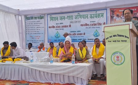 जेवरा में मोर गांव मोर पानी अभियान: जल संरक्षण का लिया संकल्प, कलेक्टर बोले- जल है तो कल है