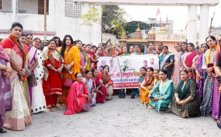 सुशासन-संकल्प दिवस पर मुख्यमंत्री विष्णुदेव साय के 62 वें जन्मदिवस पर महिला मोर्चा का आयोजन