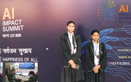 भरनी के सेंट जेवियर्स हाई स्कूल का राष्ट्रीय मंच पर परचम, एआई इम्पैक्ट समिट 2026 में छात्रों का शानदार प्रदर्शन