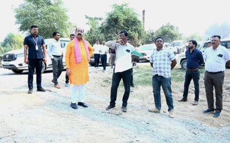 उप मुख्यमंत्री अरुण साव ने निर्माणाधीन पुल के कार्य का किया औचक निरीक्षण...धीमी प्रगति पर जताई नाराजगी, ठेकेदार पर दंडात्मक कार्रवाई के निर्देश...बरसात से पहले हर हाल में पूर्ण हो निर्माण, ग्रामीणों की सुविधा सर्वोपरि :  अरुण साव