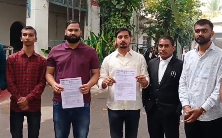 परीक्षा तिथि बदलाव के विरोध में एनएसयूआई का ज्ञापन