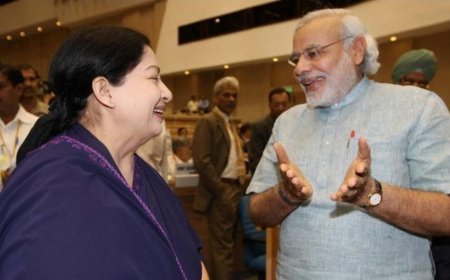 प्रधानमंत्री मोदी ने जयललिता की 78वीं जयंती पर उन्हें श्रद्धांजलि अर्पित की।